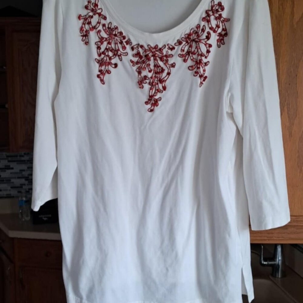 BOB MACKEY WOMENS TOP SIZE M